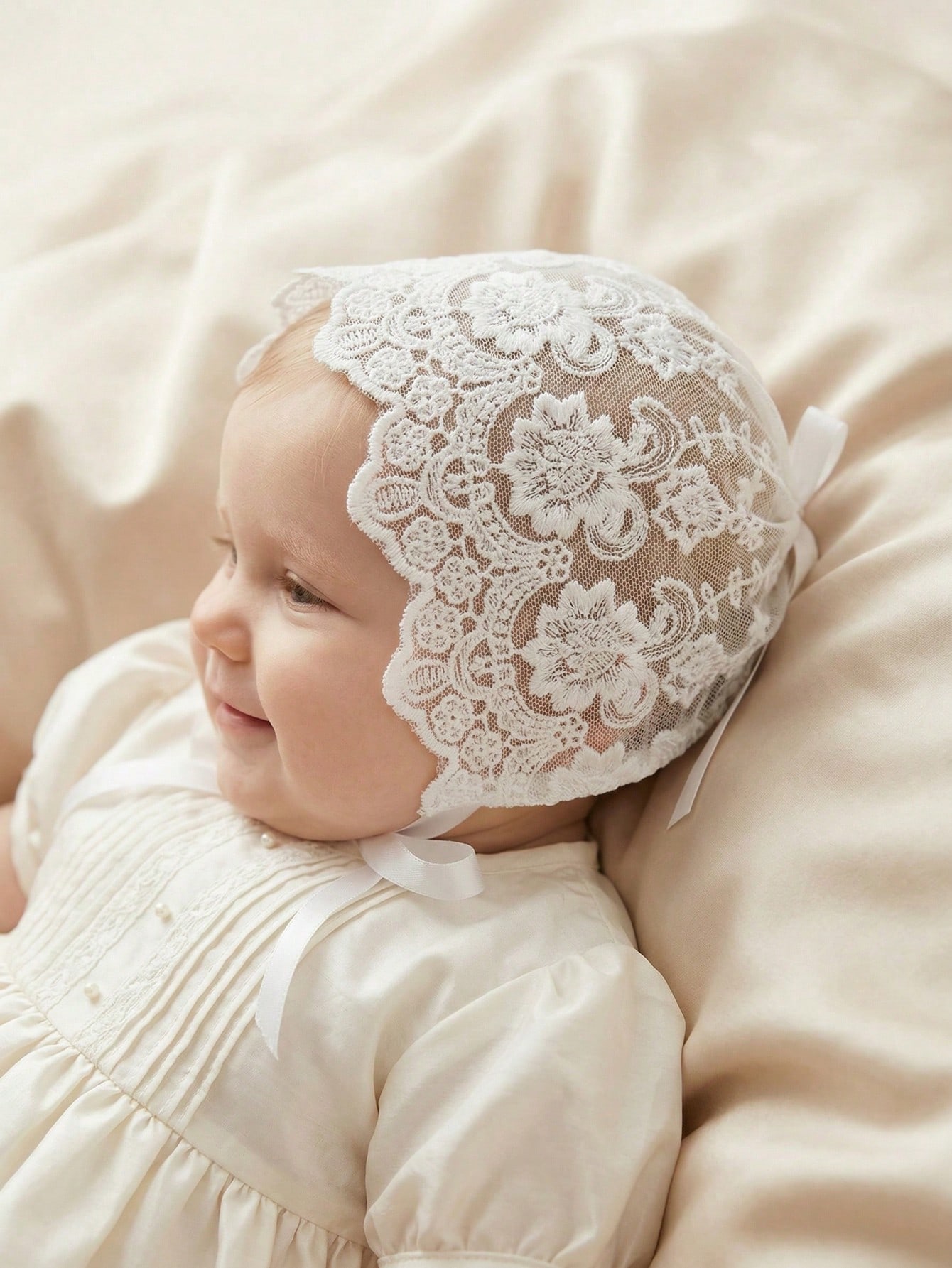 Fishing Hat - Baby Lace Brim Headband Hat Heavy