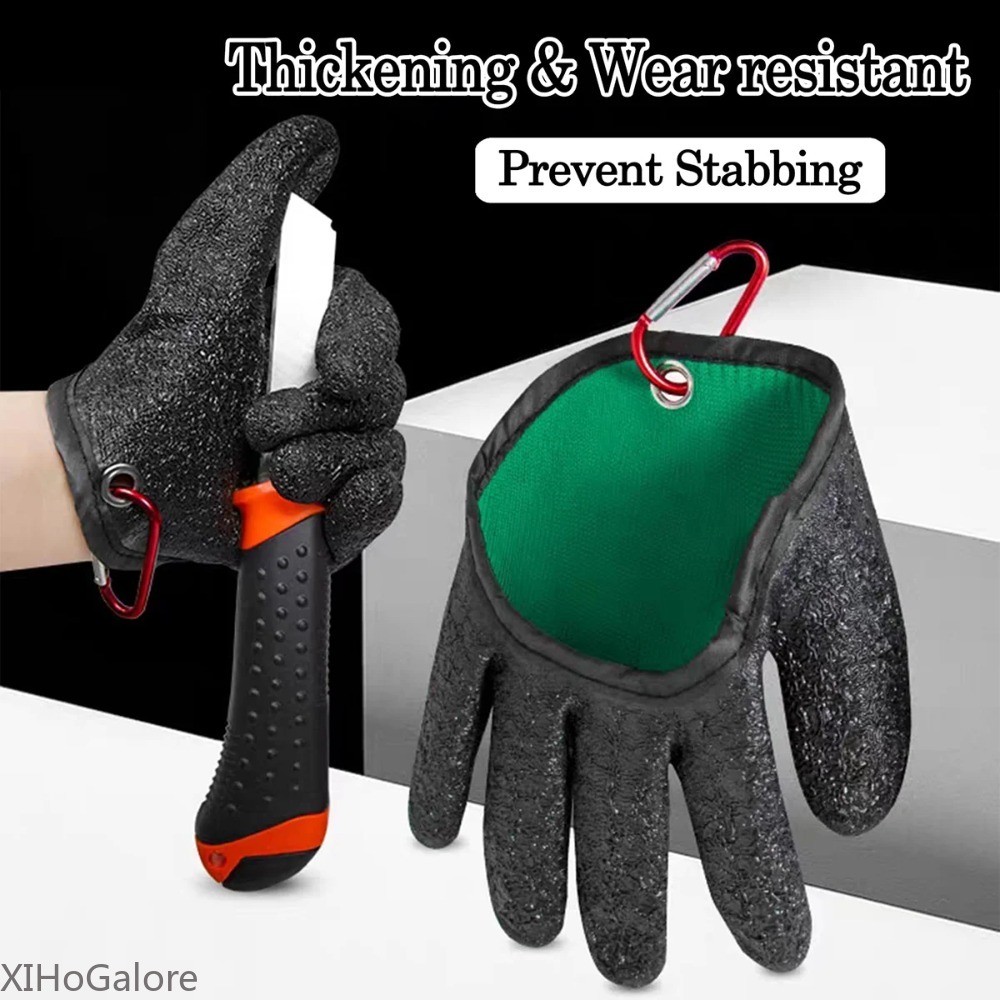 Heavy Duty Anti Slip Puncture  - مراجعة Fishing Gloves وسعره
