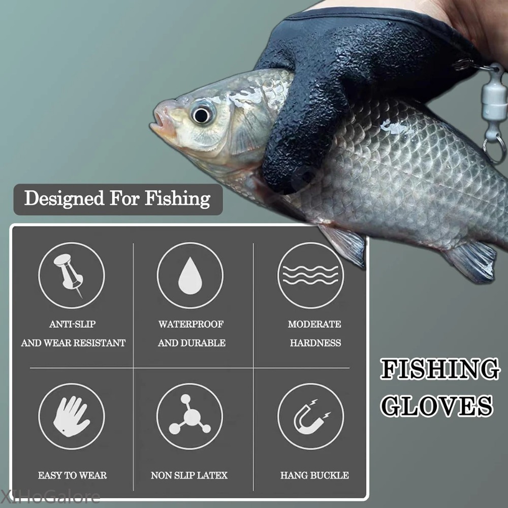 Heavy Duty Anti Slip Puncture  - مراجعة Fishing Gloves وسعره
