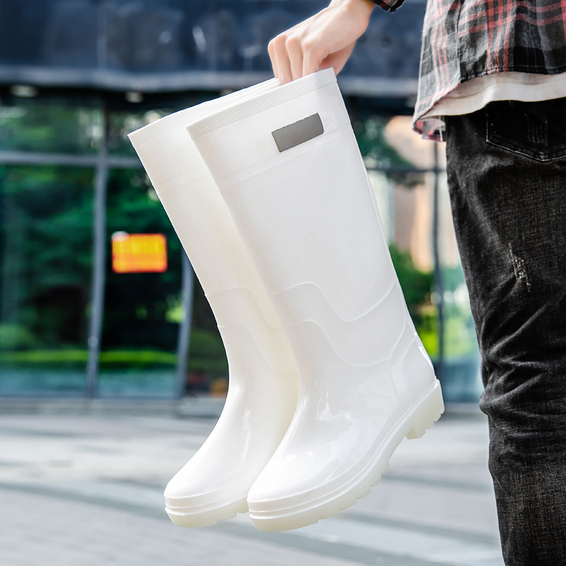 New Men Rain Boots High Rain B - مراجعة Fishing Boots وسعره