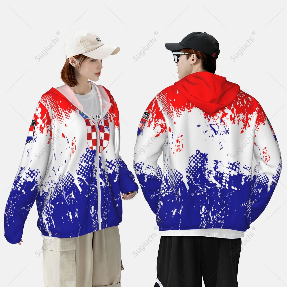 Croatia Flag Sun Protection Ho - مراجعة Fishing Hoodie وسعره