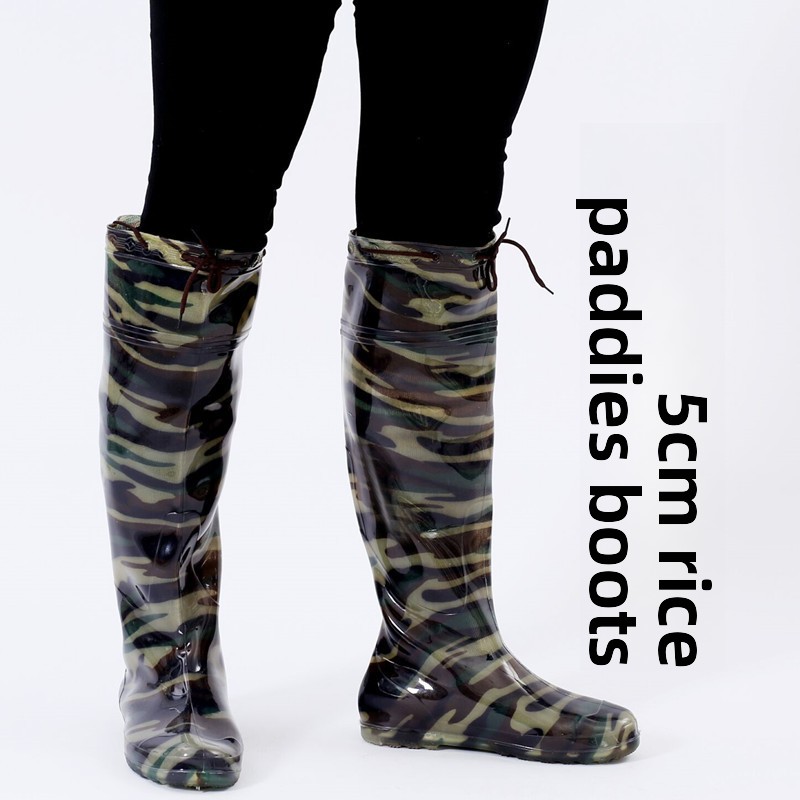New Men's Long Tube Rain Boots - مراجعة Fishing Boots وسعره