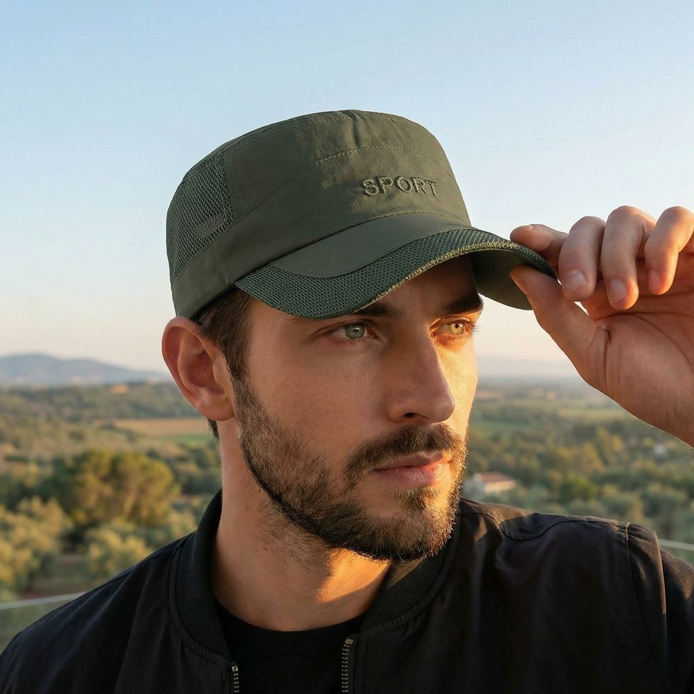 Versatile Adjustable Flat Top  - مراجعة Fishing Hat وسعره