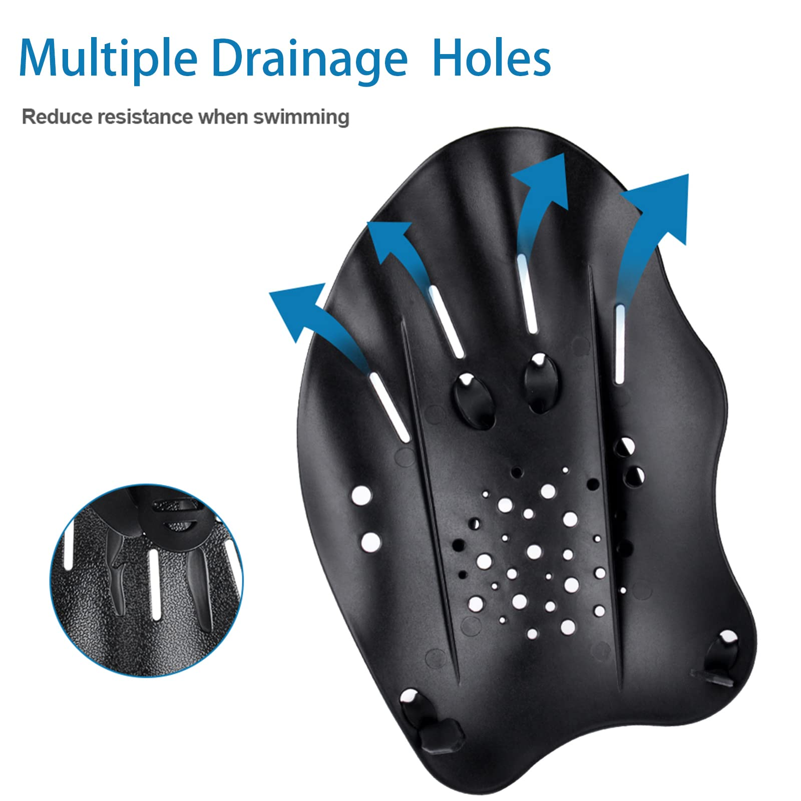 Adjustable Swimming Hand Paddl - مراجعة Fishing Gloves وسعره