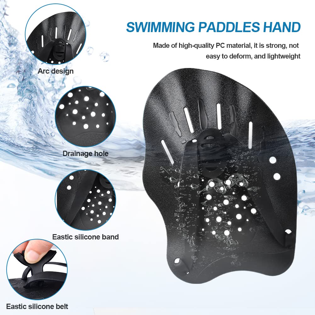 Adjustable Swimming Hand Paddl - مراجعة Fishing Gloves وسعره