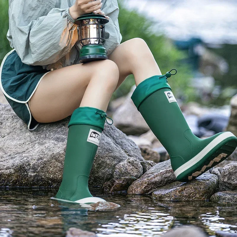 Couples High Top Rain Shoes An - مراجعة Fishing Boots وسعره