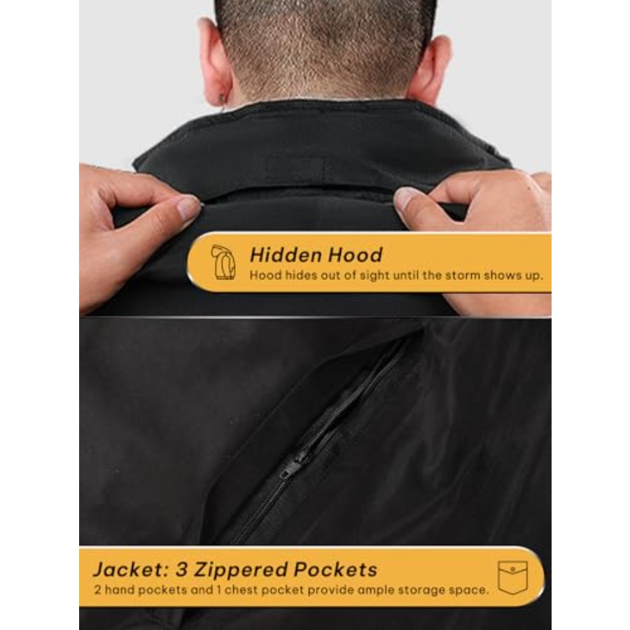 Men's Waterproof Rain Gear 2pc - مراجعة Fishing Rain Suit وسعره