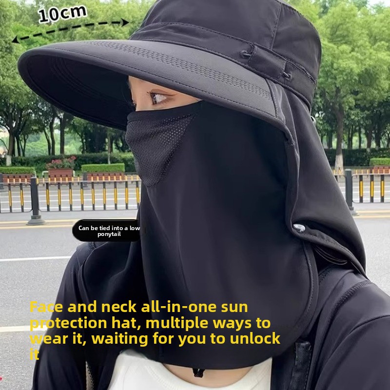 Summer Sun Hats with Face Mask - مراجعة Fishing Mask Sun Protection وسعره