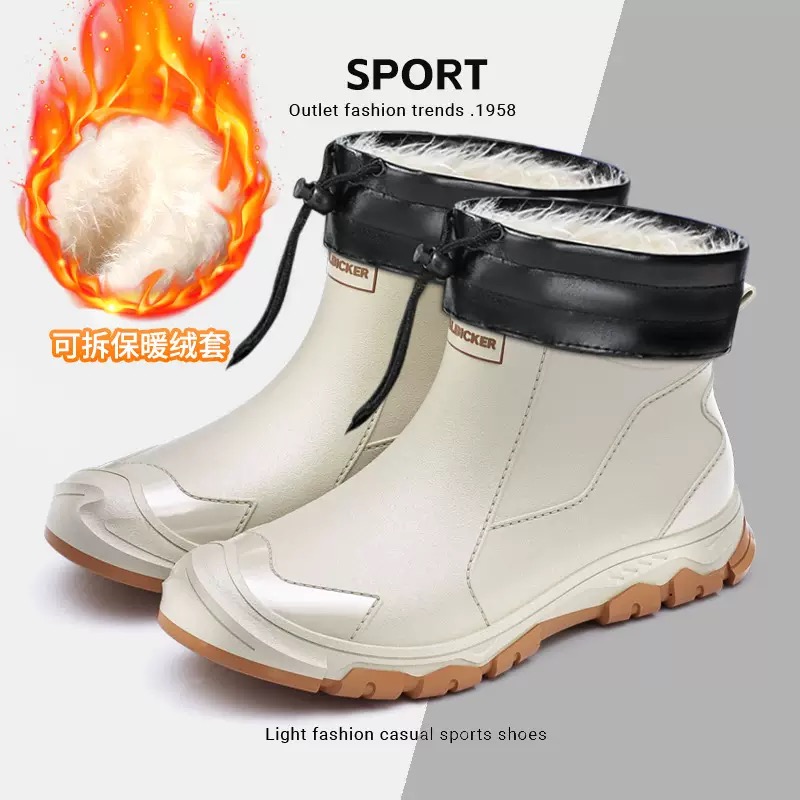 Waterproof Men's Rain Shoes Fa - مراجعة Fishing Boots وسعره