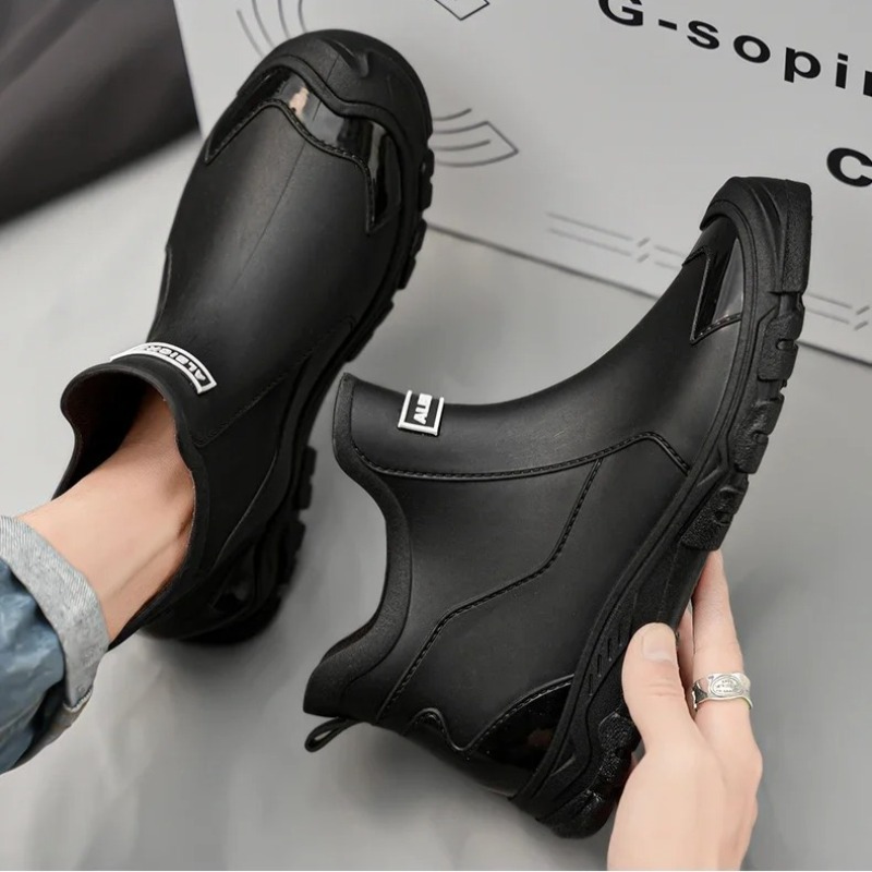 Waterproof Men's Rain Shoes Fa - مراجعة Fishing Boots وسعره
