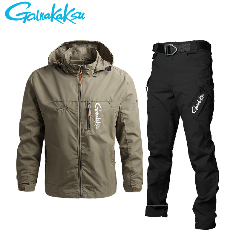 Men's Waterproof Hooded Jacket - مراجعة Fishing Pants Waterproof وسعره