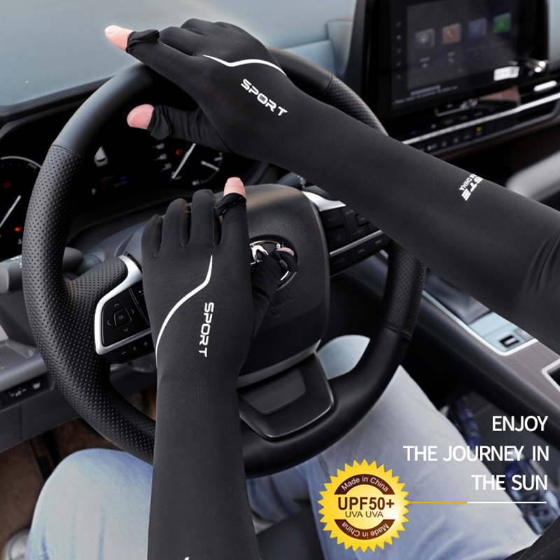 Sun Protection Long Arm Sleeve - مراجعة Fishing Gloves وسعره