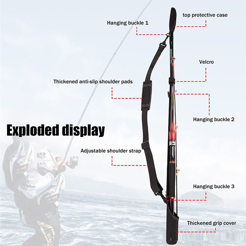 Adjustable Fishing Rod Storage - مراجعة Fishing Belt وسعره