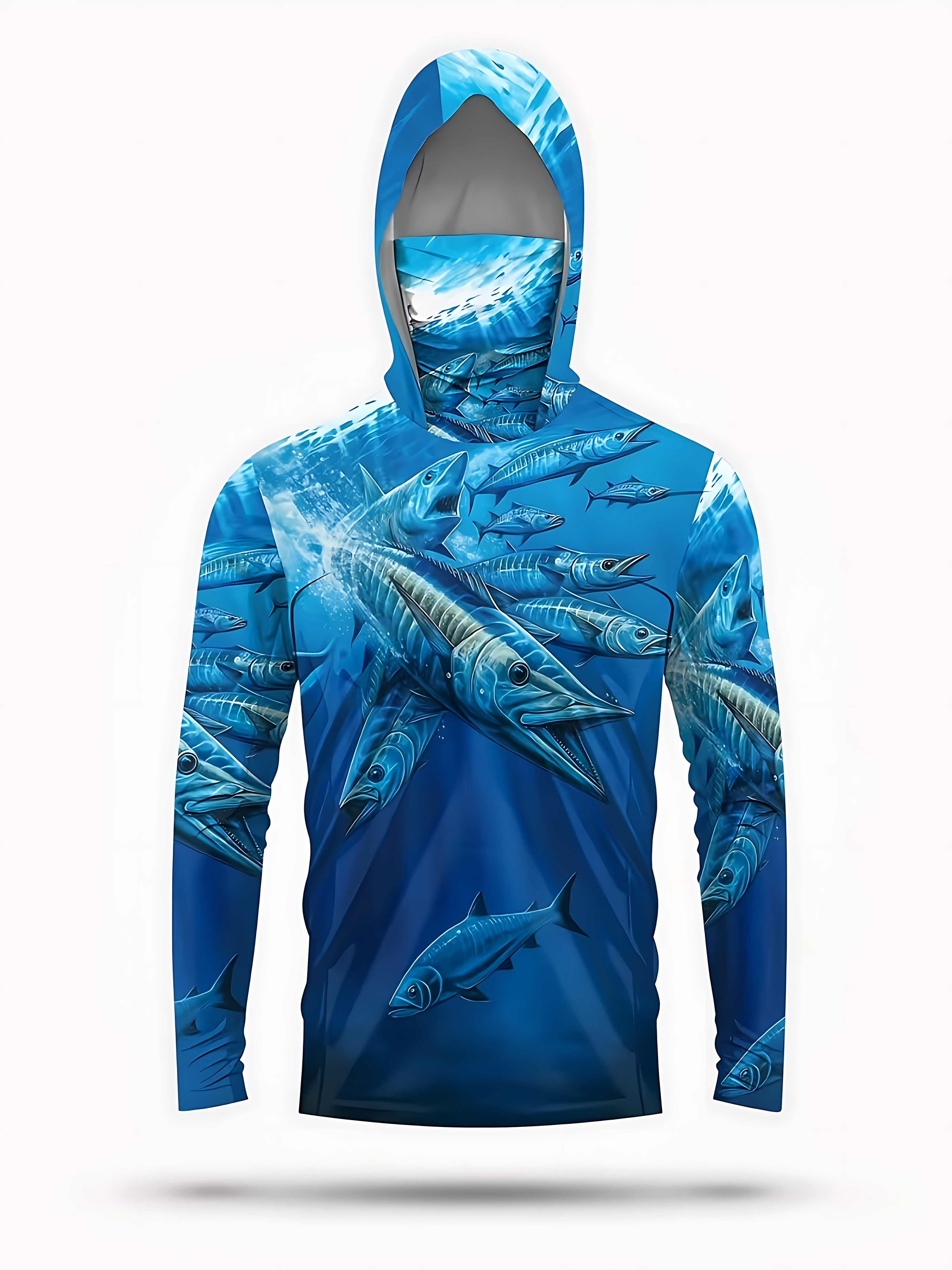 Fishing Shirt Hooded Men Fishi - مراجعة Fishing Shirt Uv Protection وسعره