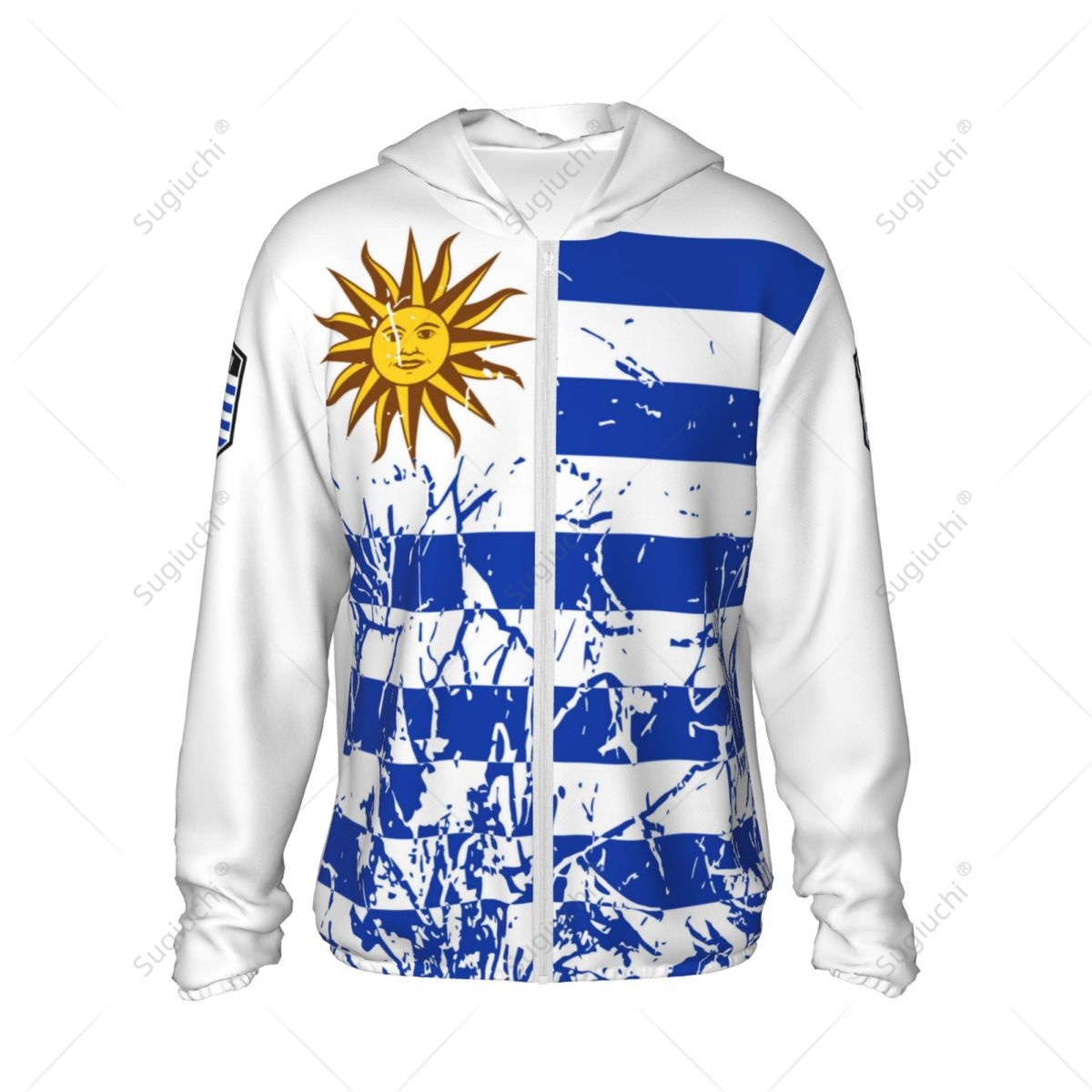 Uruguay Flag Sun Protection Ho - مراجعة Fishing Hoodie وسعره