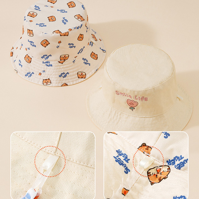 Letter Embroidered Baby Bucket - مراجعة Fishing Hat وسعره