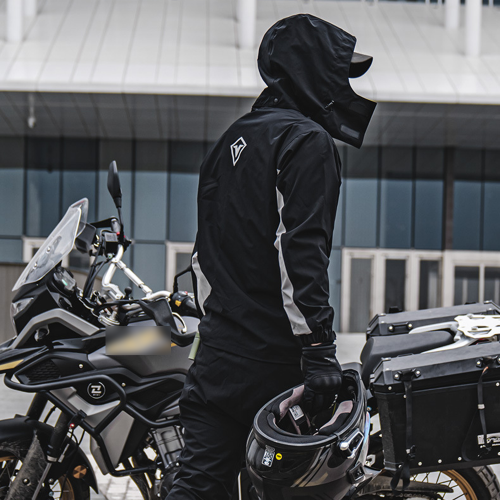 Motorcycle Raincoat Suit Rains - مراجعة Fishing Rain Suit وسعره
