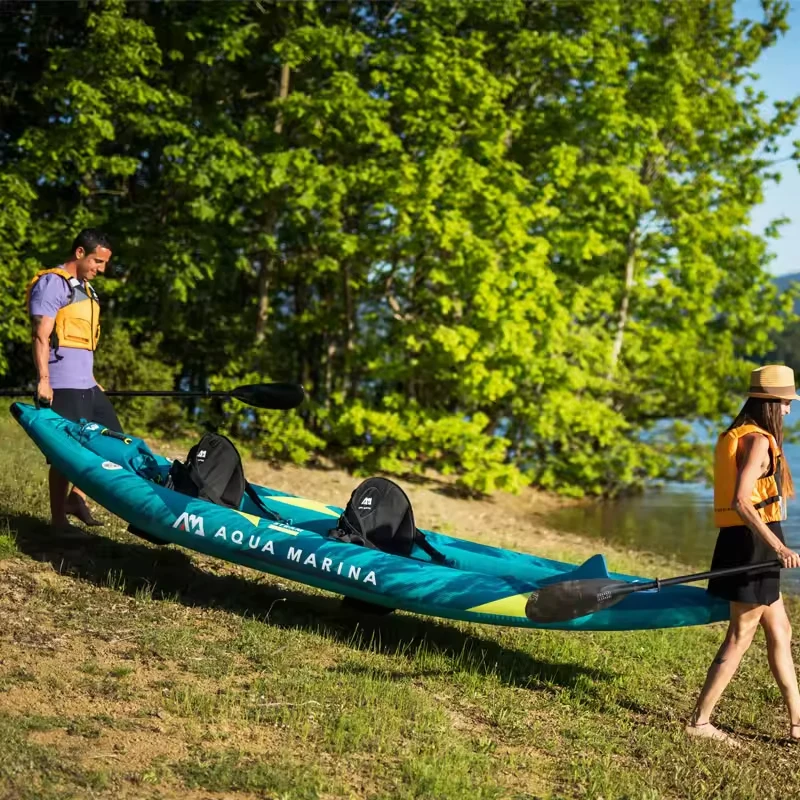 Canoe Kayak Inflatable Boat 1- - مراجعة Fishing Bag Waterproof وسعره