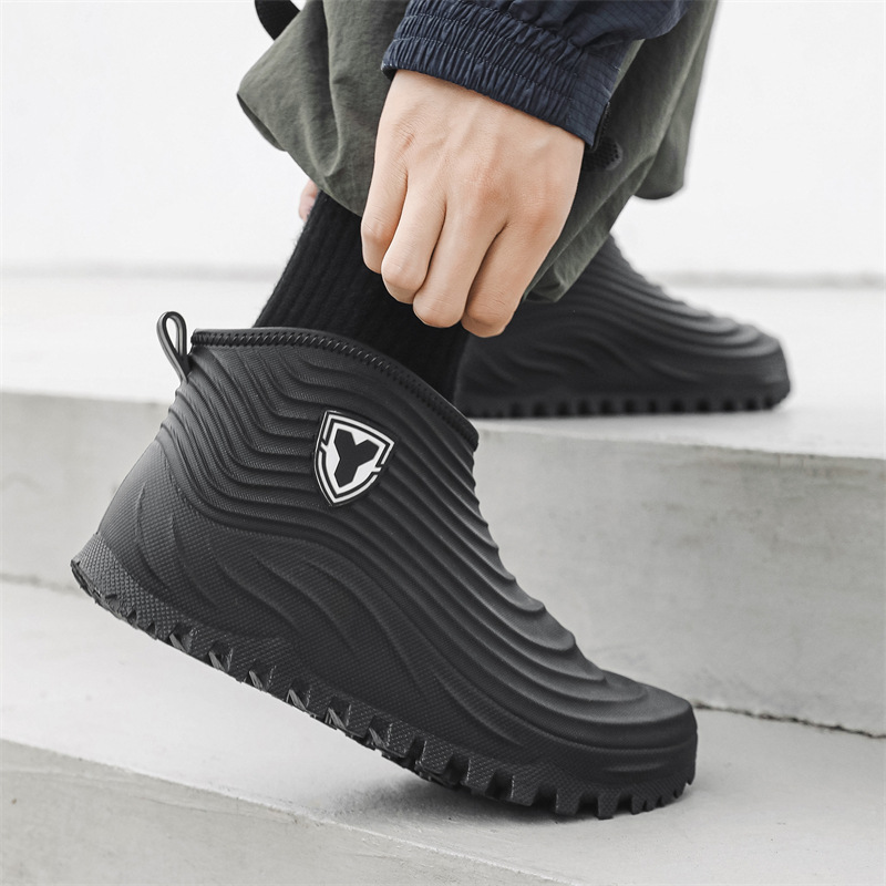 Men's Rain Shoes Fashion Water - مراجعة Fishing Boots وسعره