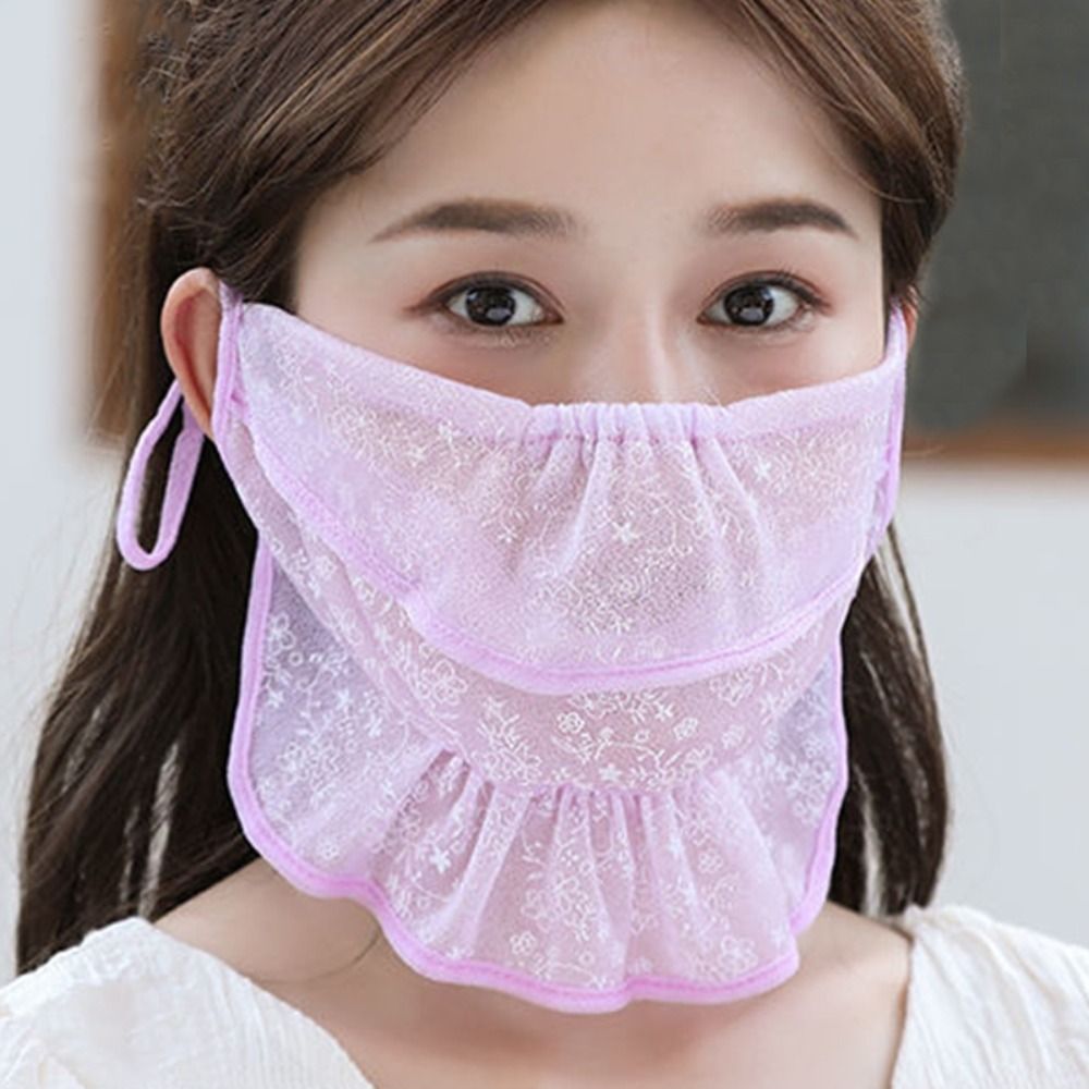 Wrap Cover Scarf Solid Color F - مراجعة Fishing Mask Sun Protection وسعره