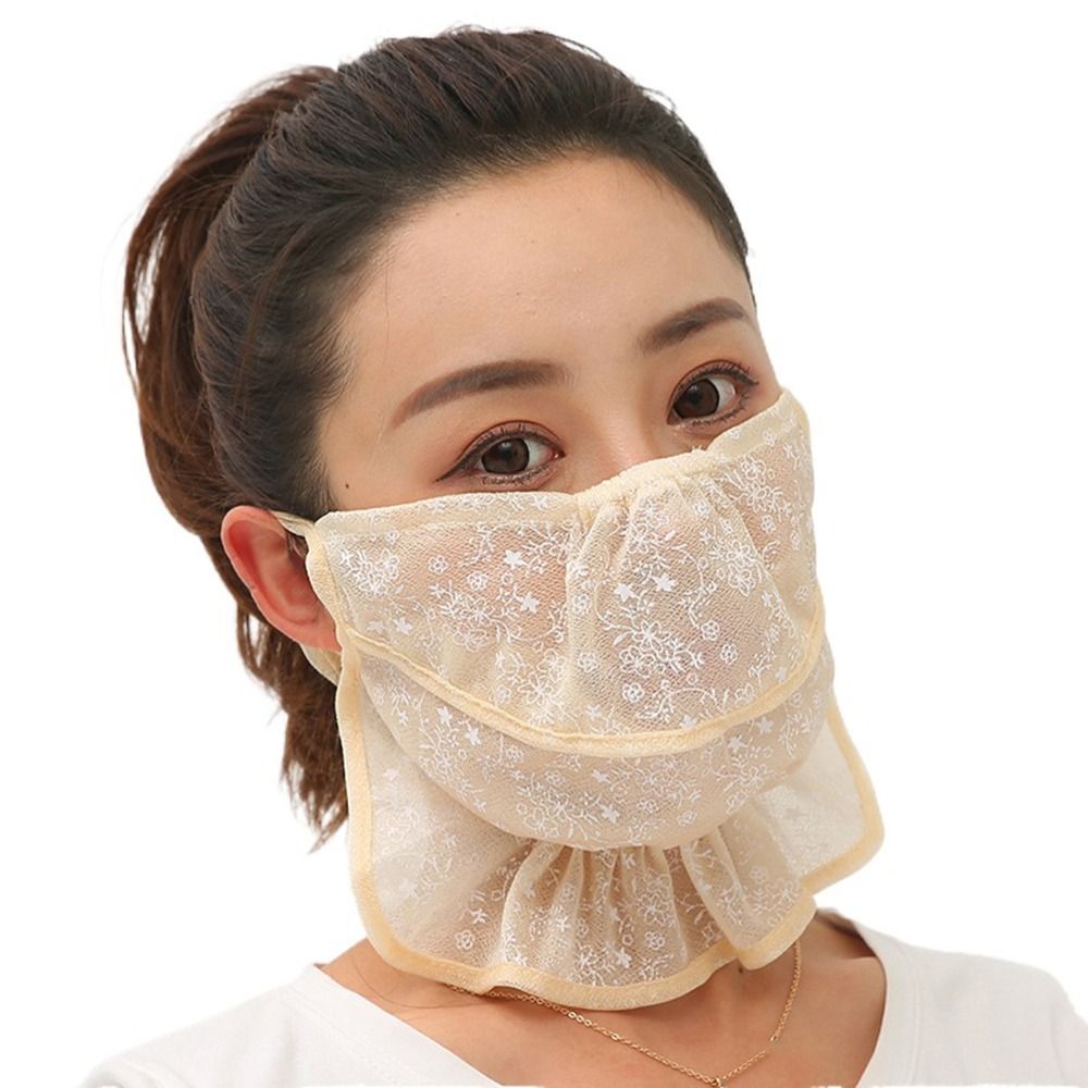 Wrap Cover Scarf Solid Color F - مراجعة Fishing Mask Sun Protection وسعره