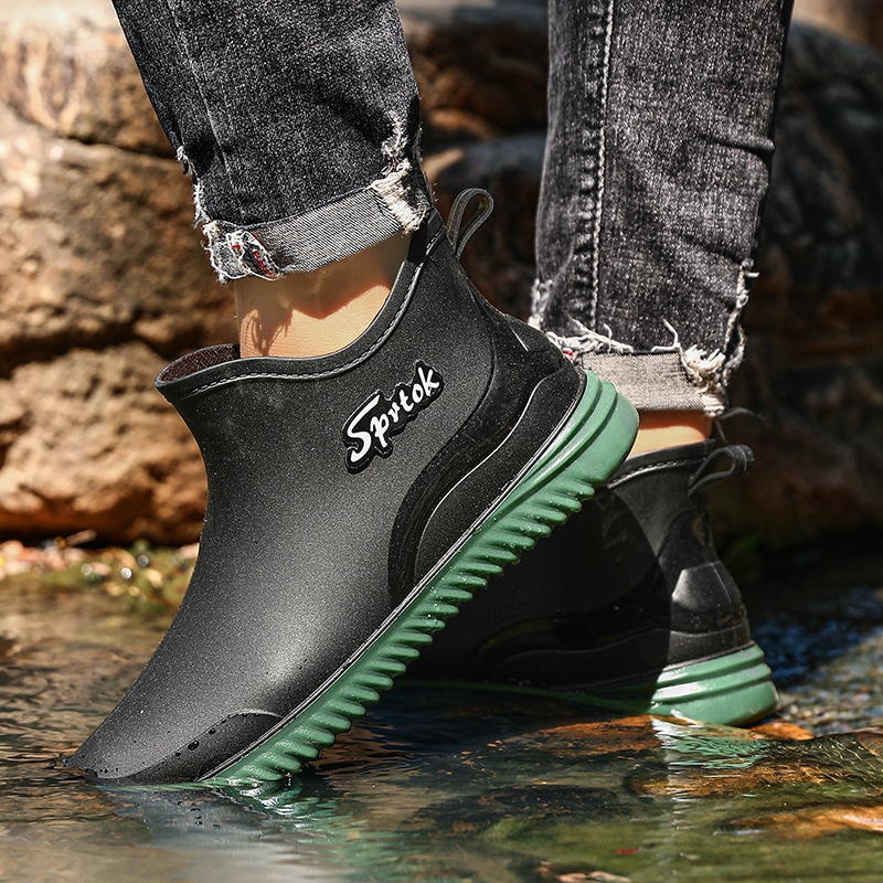 Ankle Rain Boots Integrated Fo - مراجعة Fishing Boots وسعره