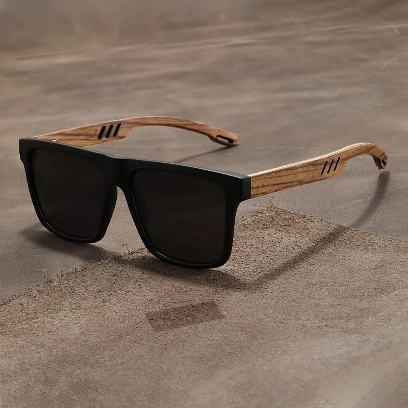 Natural Wood Temple Polarized  - مراجعة Fishing Sunglasses Polarized وسعره