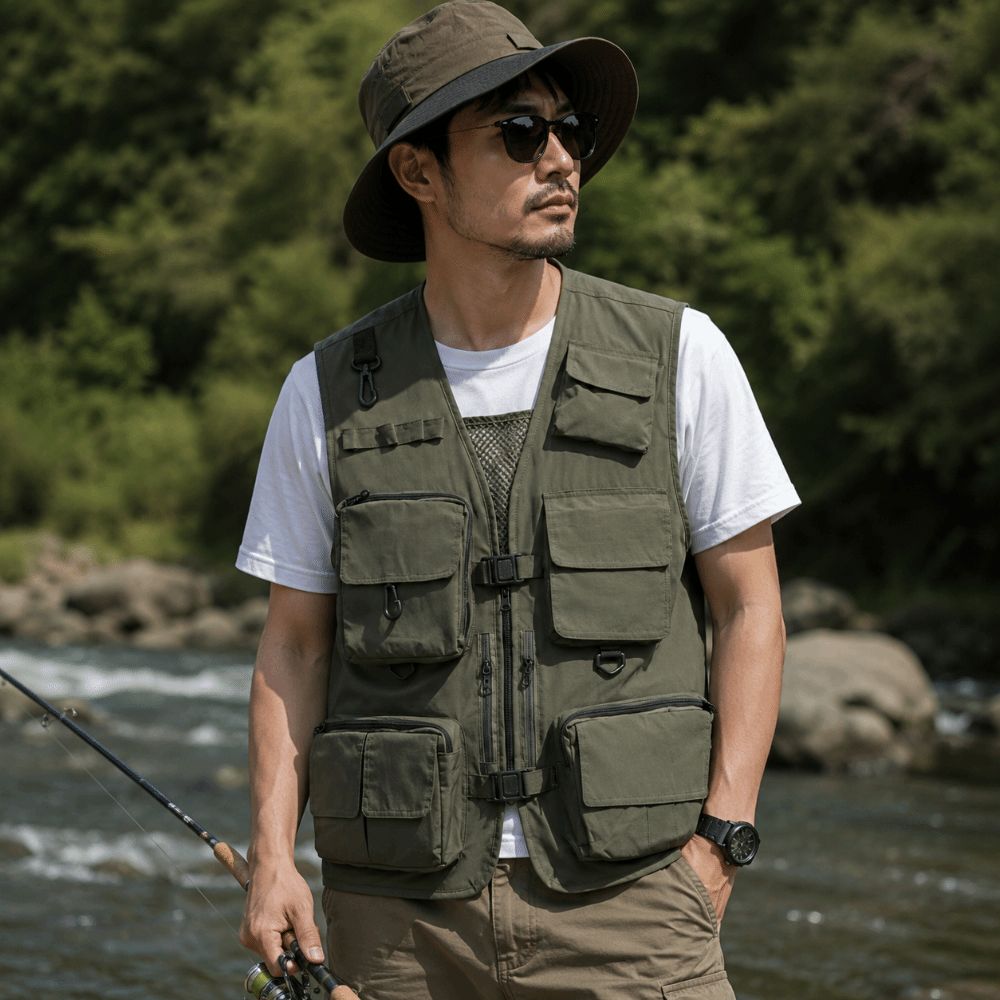 Casual Waterproof Fishing Vest - مراجعة Fishing Vest وسعره