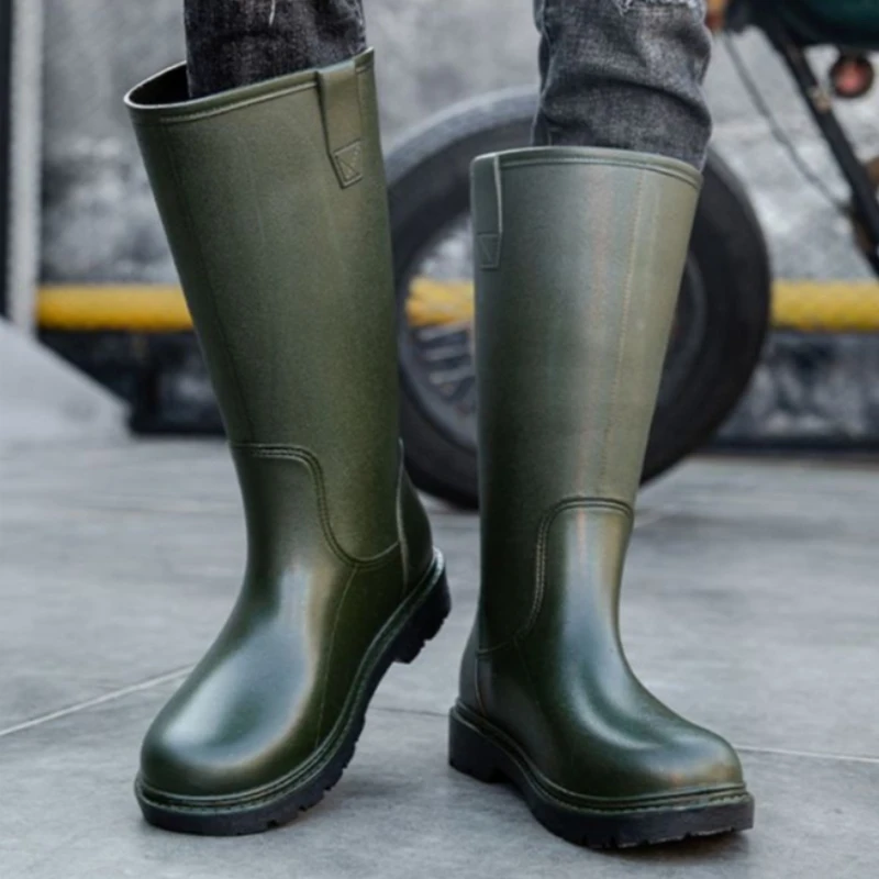 Rain Boots for Men Gum Fishing - مراجعة Fishing Waders وسعره