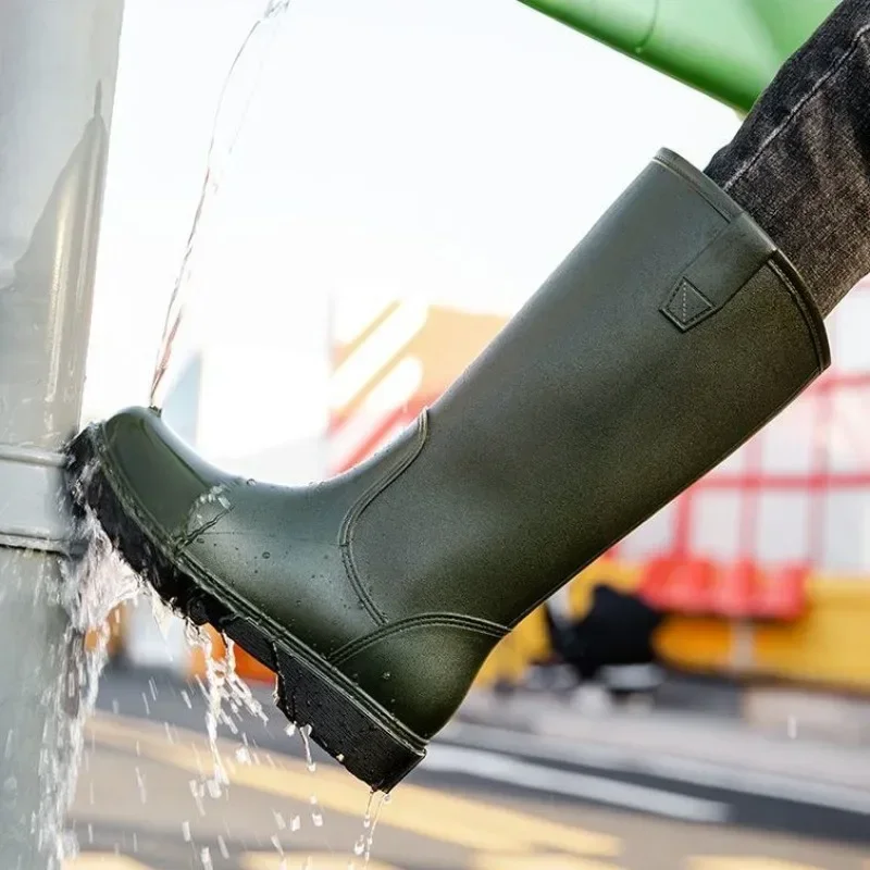 Rain Boots for Men Gum Fishing - مراجعة Fishing Waders وسعره