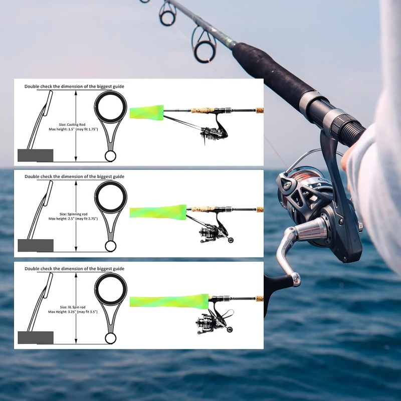 Reusable Fishing Rod Protector - مراجعة Fishing Socks وسعره