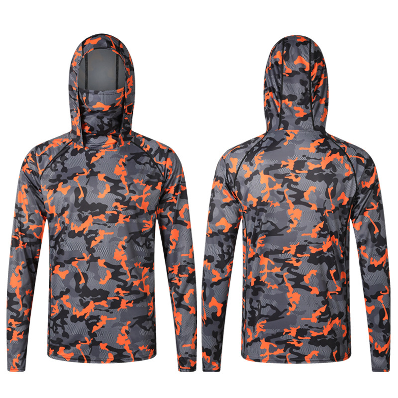 Camouflage Fishing T-shirt wit - مراجعة Fishing Shirt Uv Protection وسعره