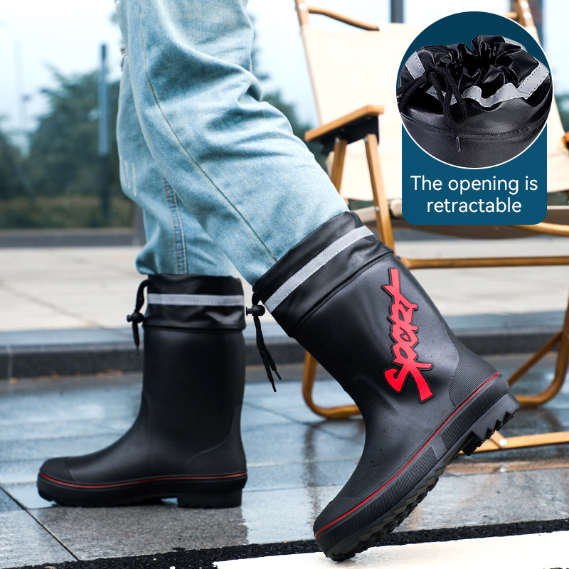 Men's Rain Boots Camping Fishi - مراجعة Fishing Boots وسعره