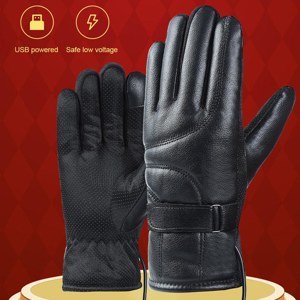 1 Pair USB Heating Gloves Rech - مراجعة Fishing Gloves وسعره