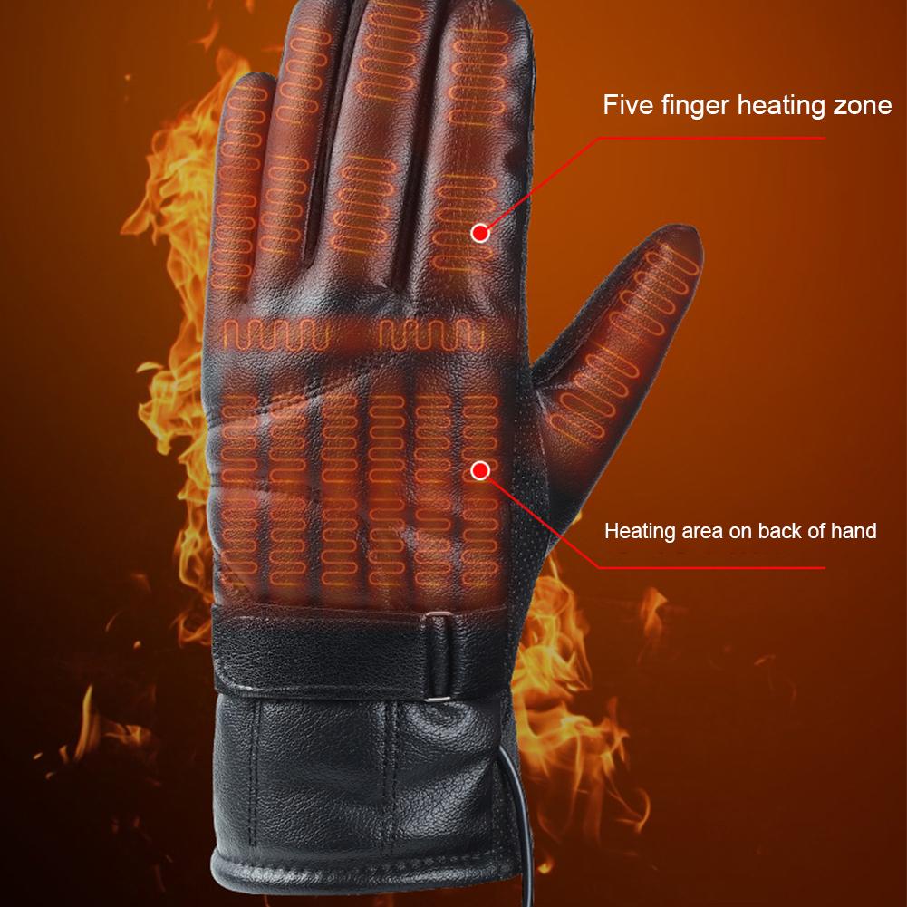 1 Pair USB Heating Gloves Rech - مراجعة Fishing Gloves وسعره