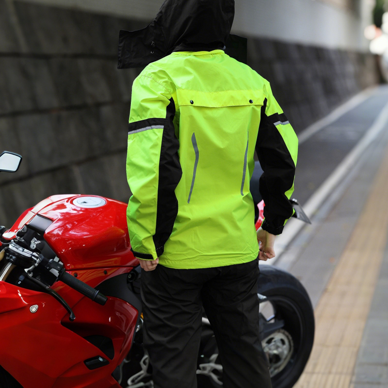 WOSAWE Motorcycle Raincoat Wat - مراجعة Fishing Rain Suit وسعره