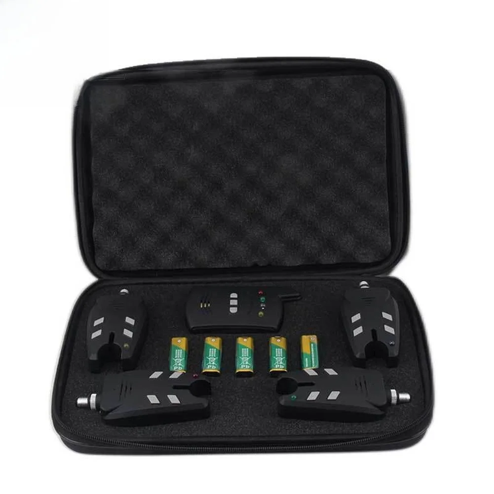 Fishing Alarm Set Box 1+4 With - مراجعة Fishing Bag Waterproof وسعره
