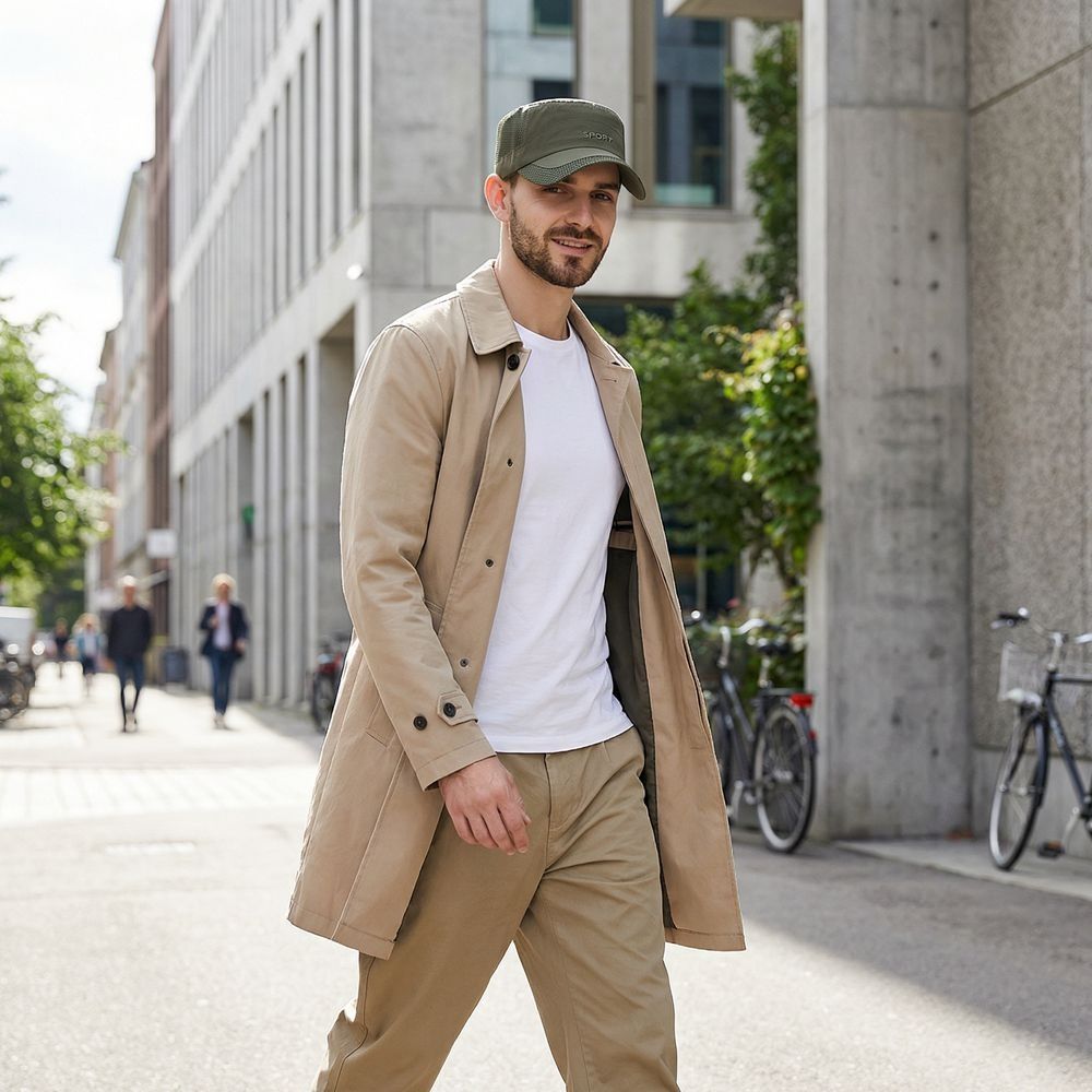 Cool Adjustable Flat Top Cap B - مراجعة Fishing Hat وسعره