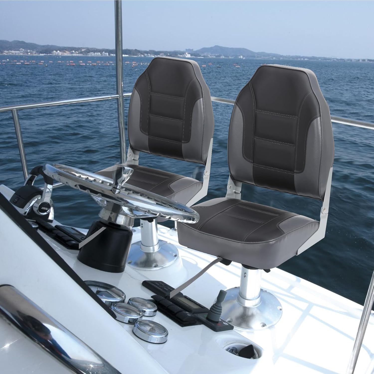 2 Pack Folding Boat Seats, Hig - مراجعة Fishing Backpack وسعره