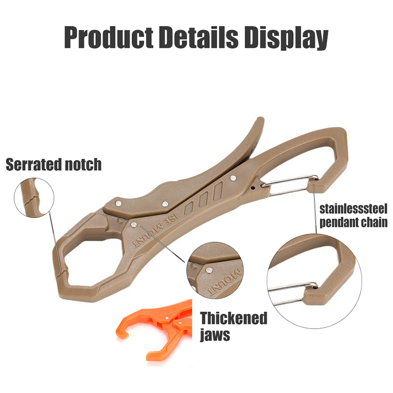 Carabiner Hook Mini Fish Mouth - مراجعة Fishing Gloves وسعره