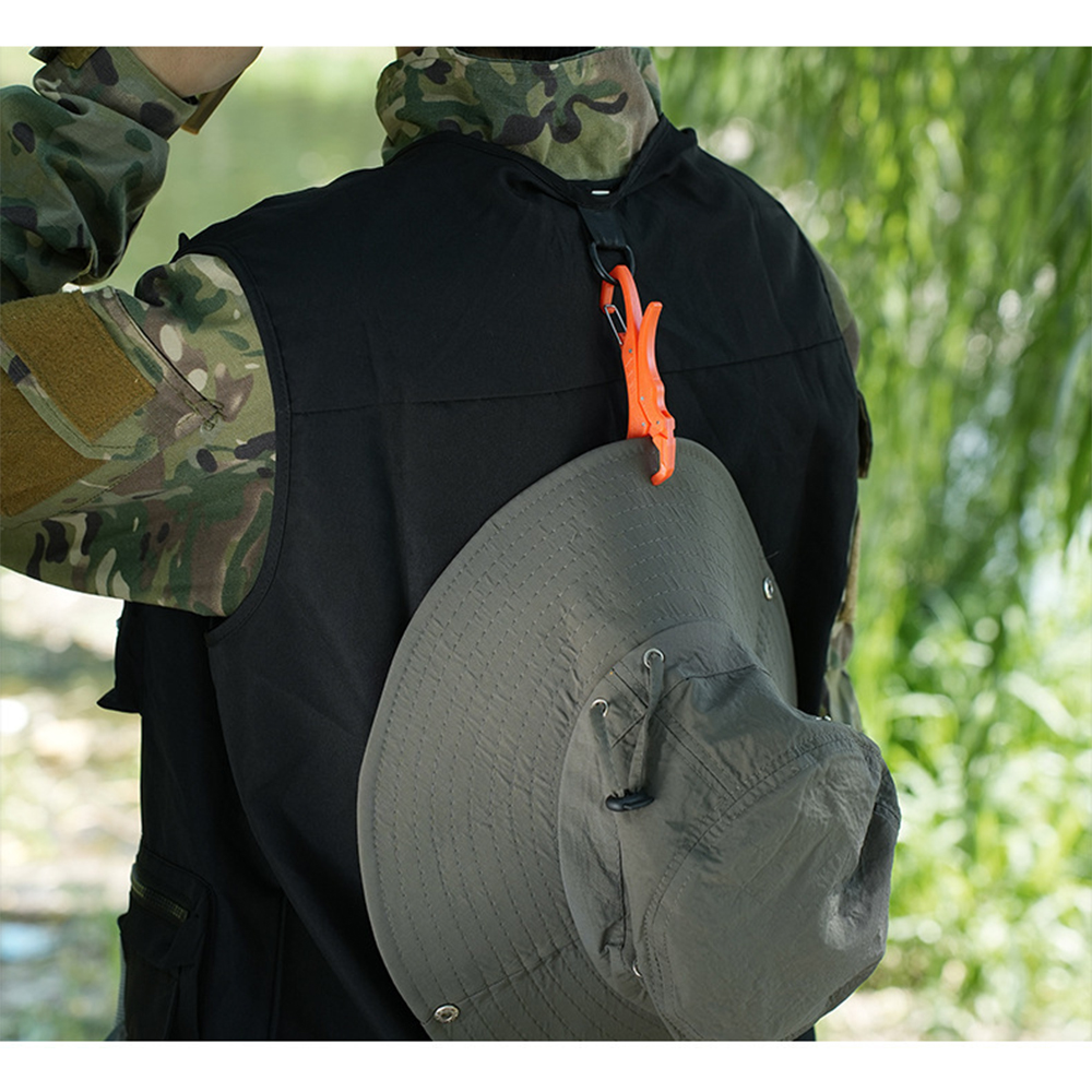 Carabiner Hook Mini Fish Mouth - مراجعة Fishing Gloves وسعره