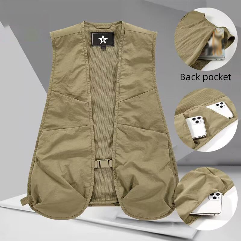 Lightweight Unisex Waistcoat V - مراجعة Fishing Vest وسعره