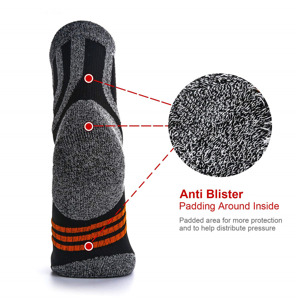 5 Pairs Socks Men Anti Blister - مراجعة Fishing Socks وسعره