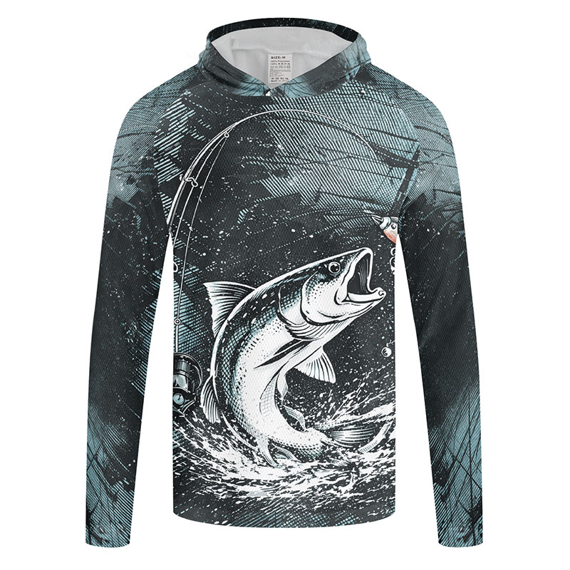 Fishing Shirt Hooded Men Quick - مراجعة Fishing Hoodie وسعره