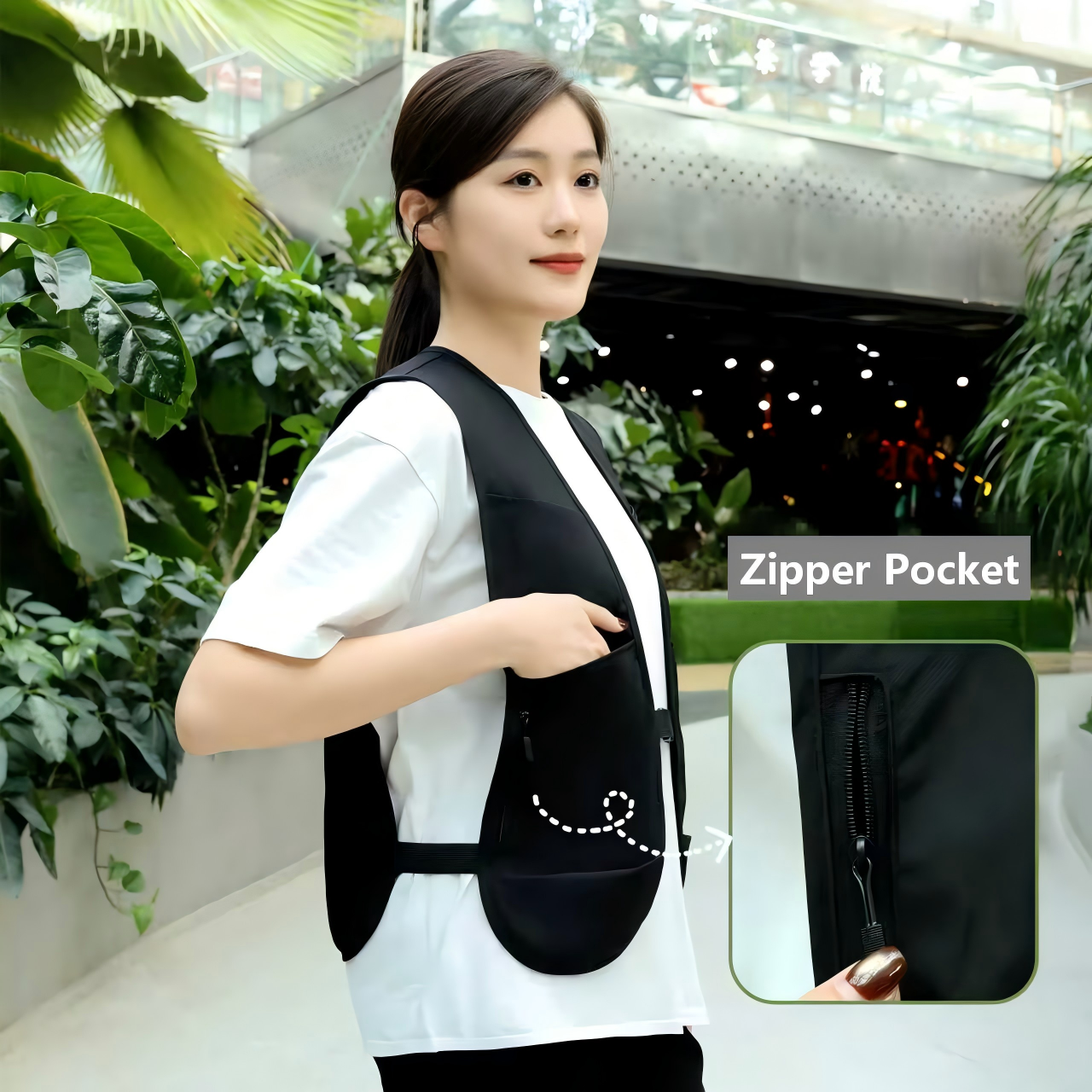 Zipper type work vest super li - مراجعة Fishing Vest وسعره