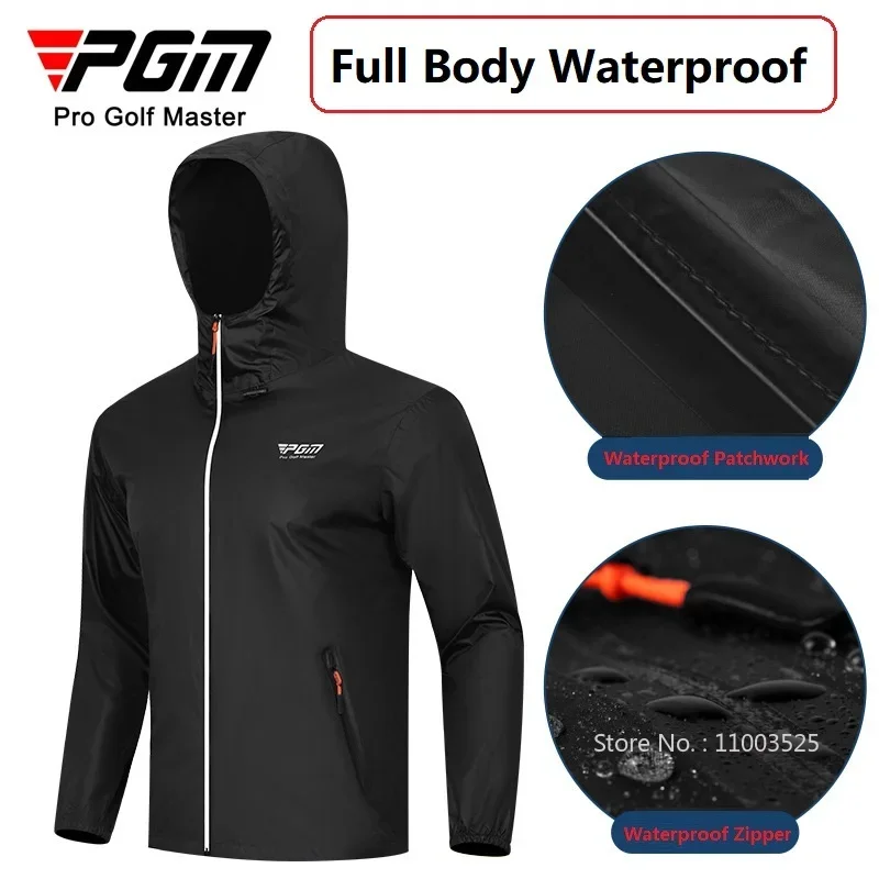 Pgm Men Golf Raincoat Rain Pan - مراجعة Fishing Rain Suit وسعره