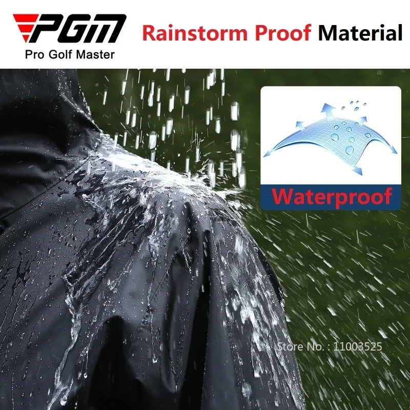 Pgm Men Golf Raincoat Rain Pan - مراجعة Fishing Rain Suit وسعره