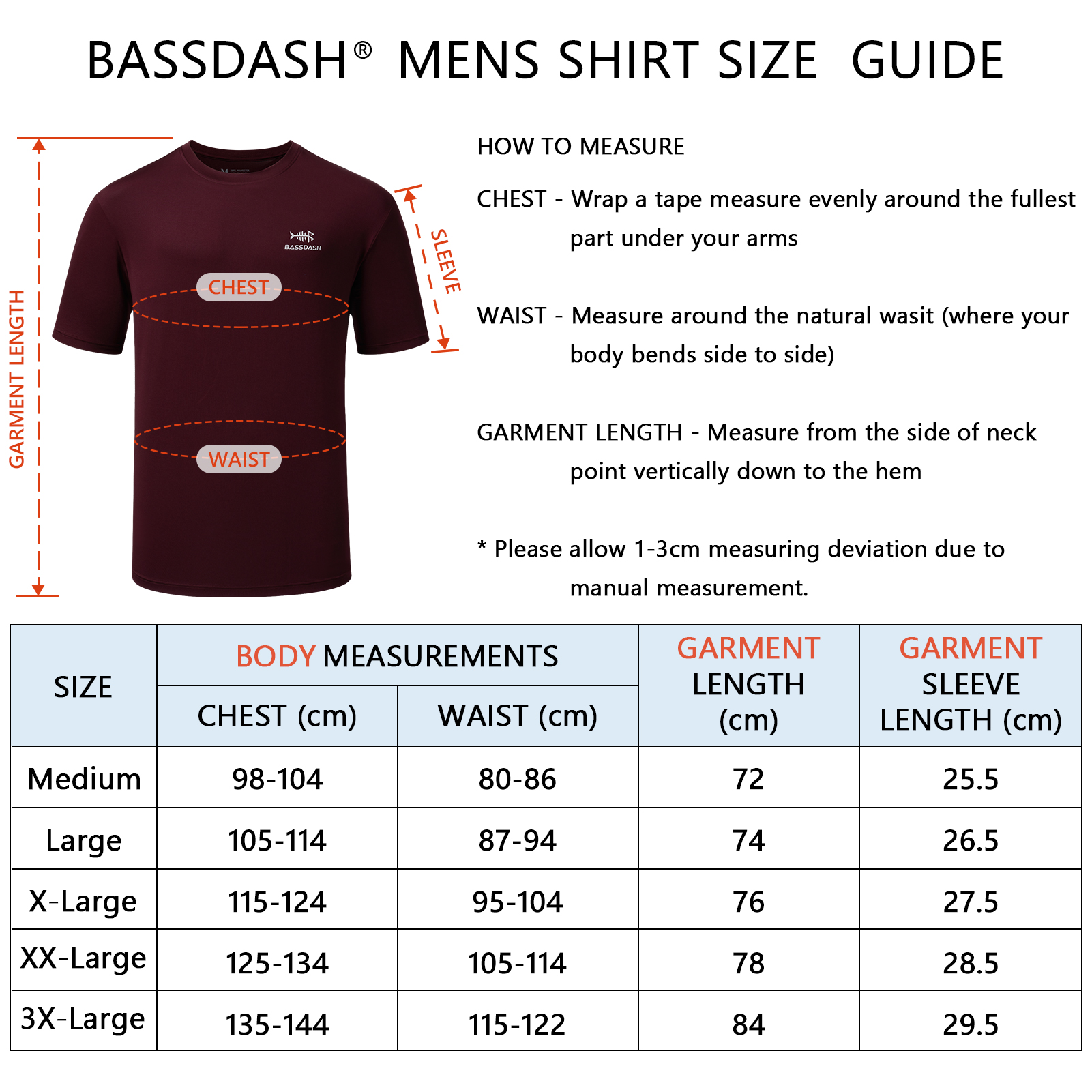 BASSDASH Men’s UPF 50+ Short S - مراجعة Fishing Shirt Uv Protection وسعره