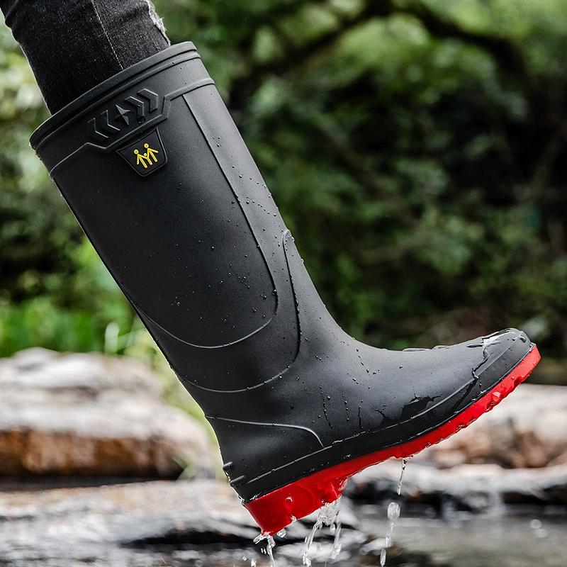 Men's Rain Boots Work Boots Sl - مراجعة Fishing Boots وسعره