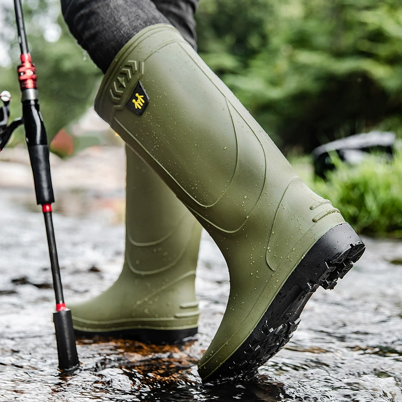 Men's Rain Boots Work Boots Sl - مراجعة Fishing Boots وسعره
